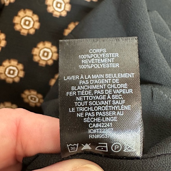 Sanctuary Smocked Long Sleeve Babydoll Dress Medallion Print Size Small - Picture 10 of 13